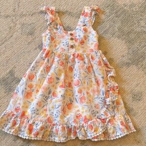 Floral Ruffle Kids Dress